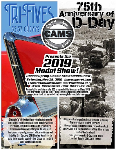 Capital Area Modeler's Society (CAMS) 2019 Hobby Show